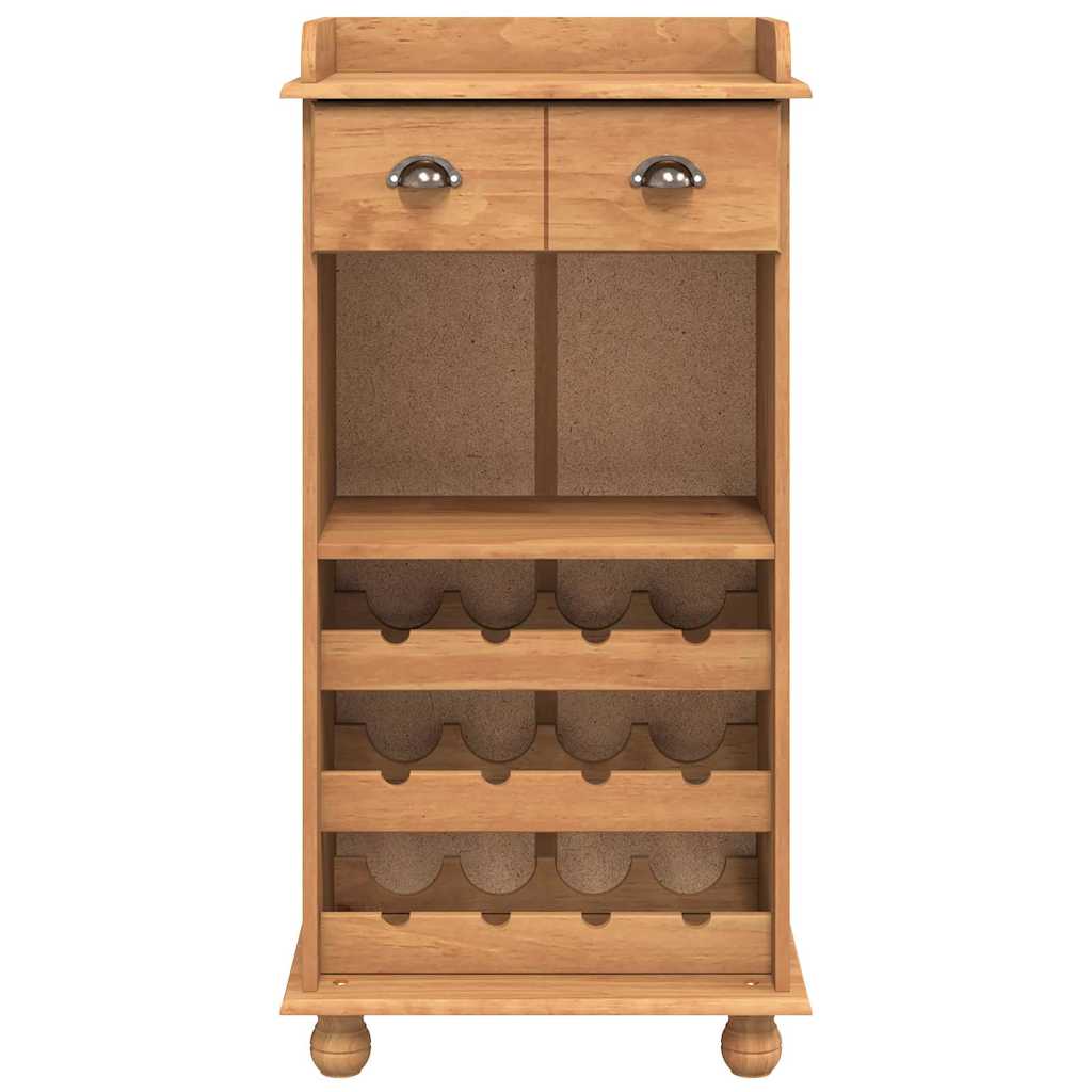 Ormar za vino ASKIM Medeni vosak 57 x 37 x 114 cm