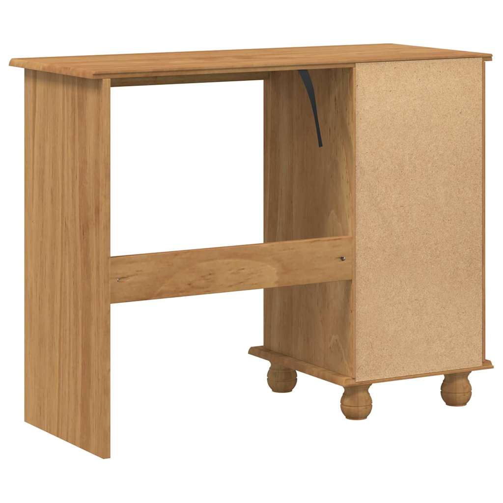 Radni stol ASKIM Smeđa 95 x 40 x 75 cm Čvrsto borovo drvo