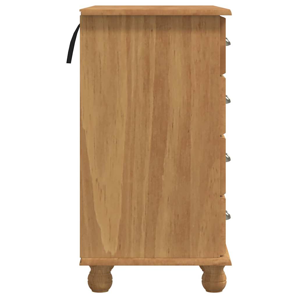 Radni stol ASKIM Smeđa 95 x 40 x 75 cm Čvrsto borovo drvo