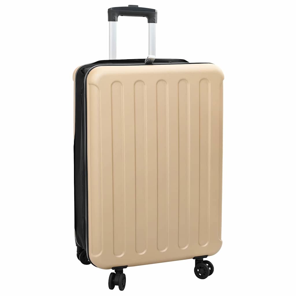 Kofer s zaključavanjem Šampanjca 43 x 27 x 66 cm ABS plastika