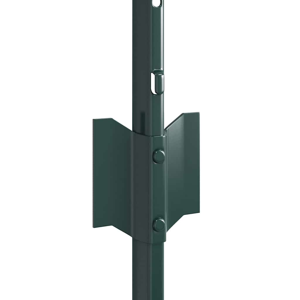 Stup za ogradu 5 pcs Zelena 120 cm Čelik