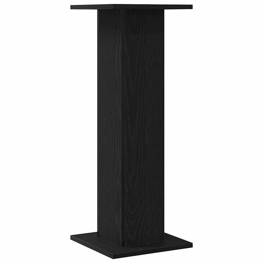 Stalak za zvučnike 2 pcs Crni hrast 30 x 30 x 80 cm