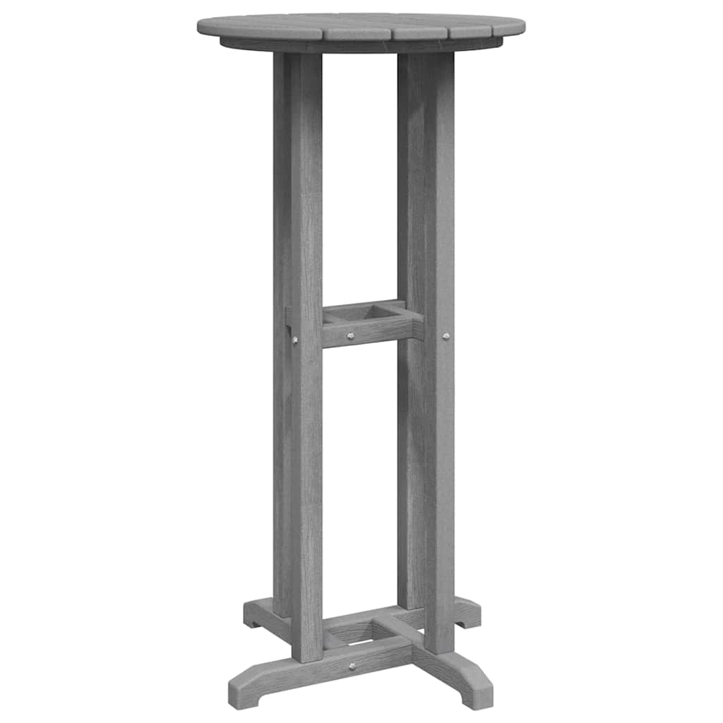 Stol za bar Svijetlo siva 55 x 55 x 107 cm Polietilen