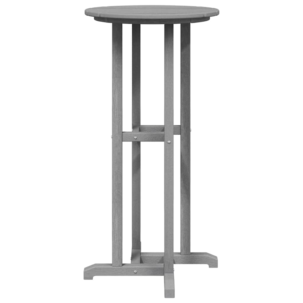 Stol za bar Svijetlo siva 55 x 55 x 107 cm Polietilen