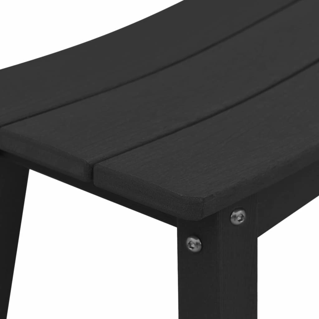 Barska stolica 2 pcs Crna 52 x 43 x 73,5 cm HDPE
