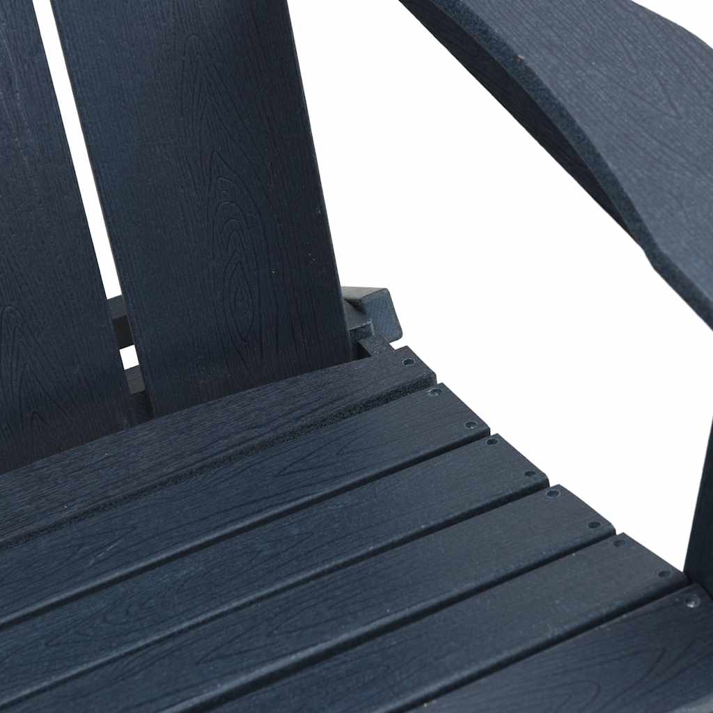 Sklopiva Adirondack stolica Mornarsko plava 80,5 x 74,5 x 92 cm