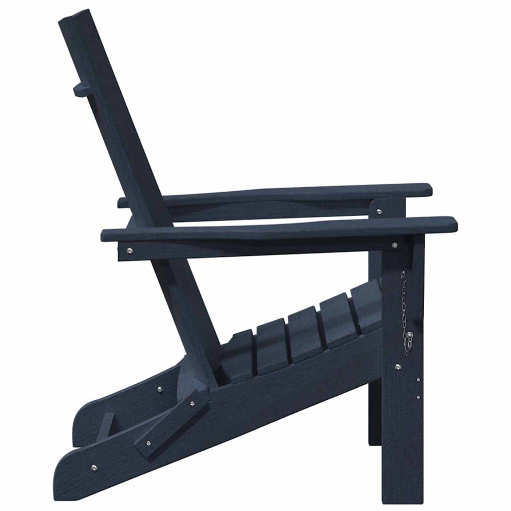 Sklopiva Adirondack stolica Mornarsko plava 80,5 x 74,5 x 92 cm