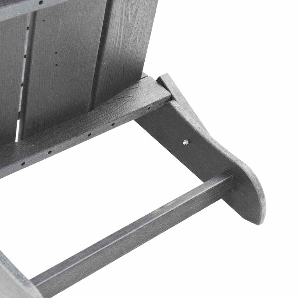 Sklopiva Adirondack stolica Svijetlo siva 80,5 x 74,5 x 92 cm