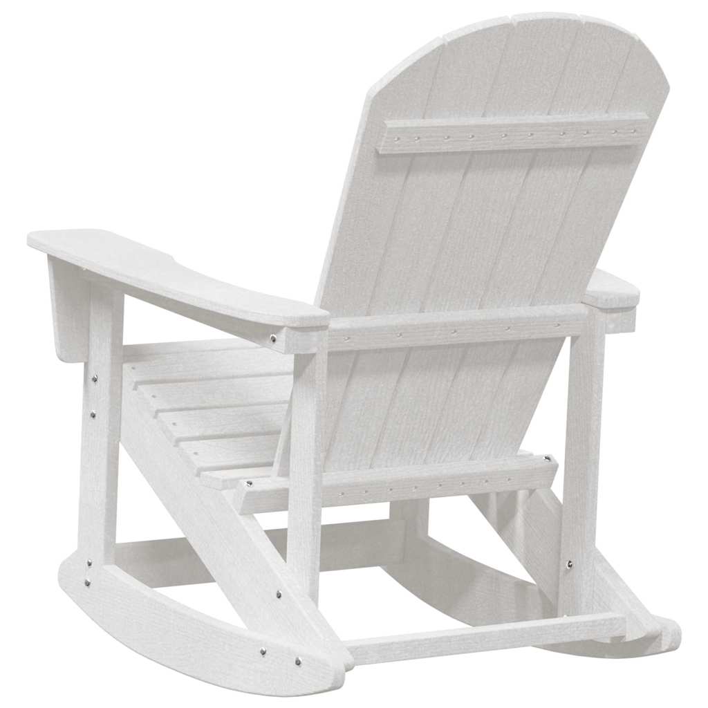 Adirondack ljuljačka Bijelo 92 x 73,5 x 92 cm HDPE