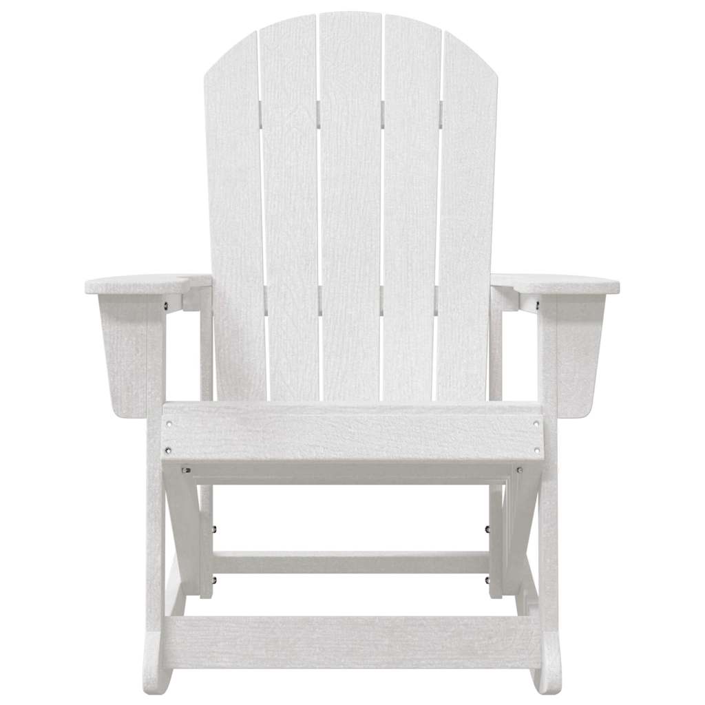 Adirondack ljuljačka Bijelo 92 x 73,5 x 92 cm HDPE