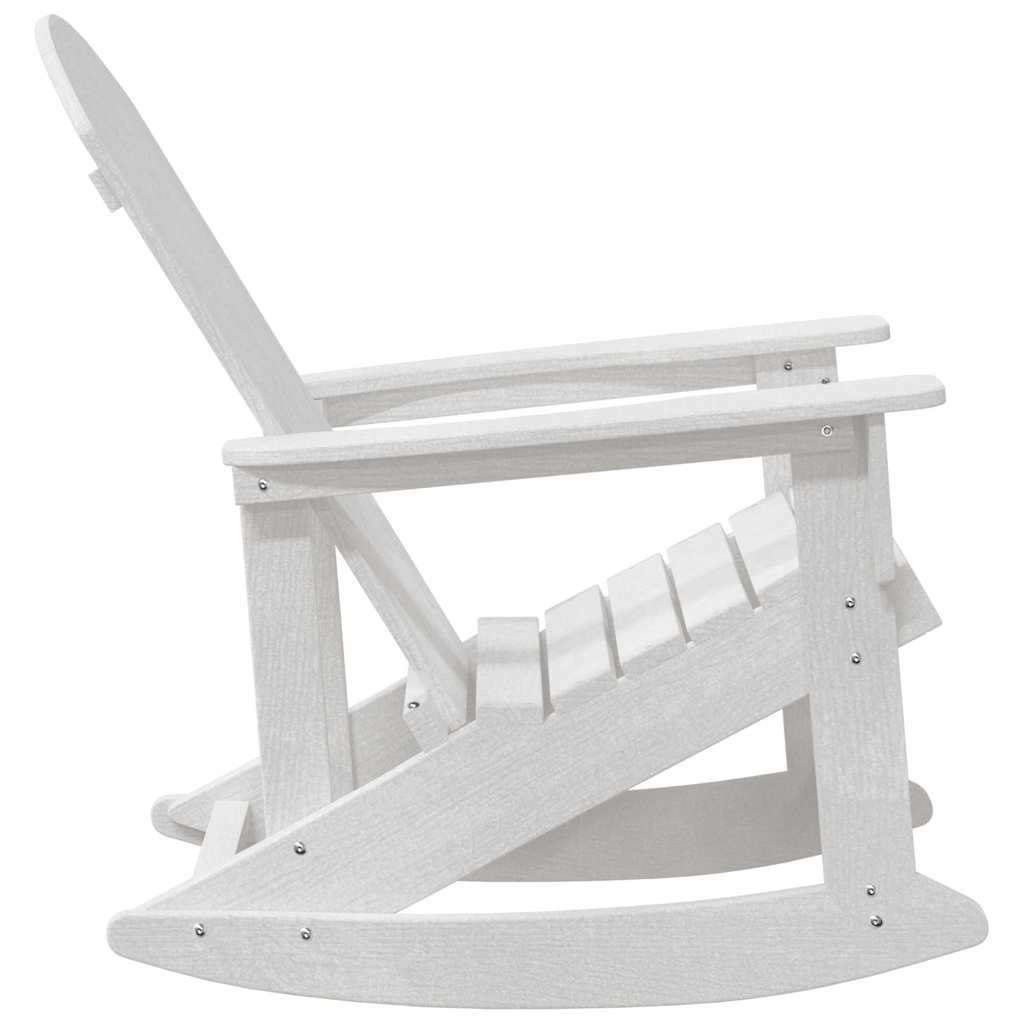 Adirondack ljuljačka Bijelo 92 x 73,5 x 92 cm HDPE