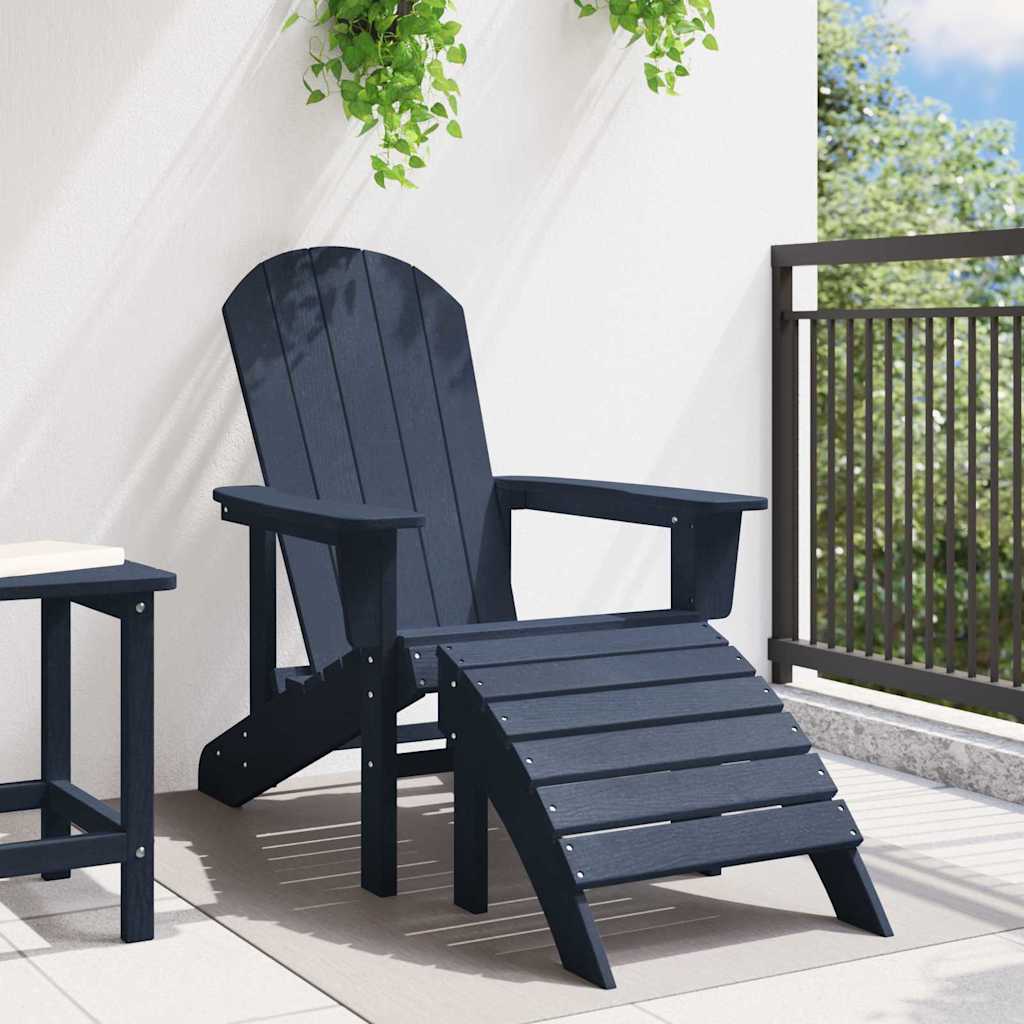 Adirondack stolica Mornarsko plava 82 x 74 x 92 cm HDPE