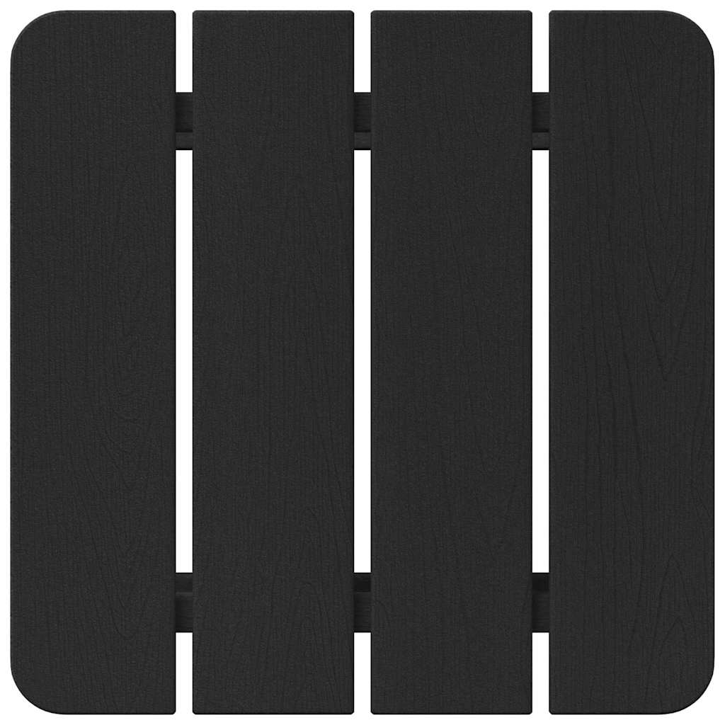 Bocni stol Crna 38 x 38 x 46 cm Polietilen