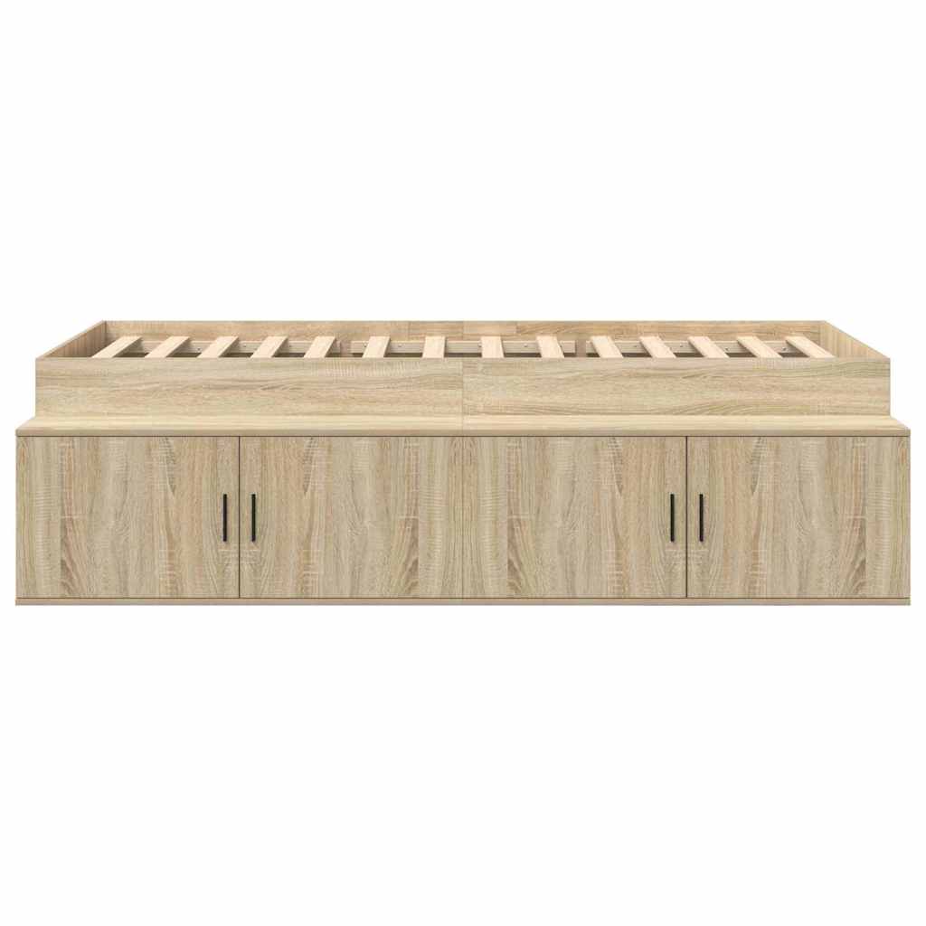 Krevetna konstrukcija s ladicama Sonoma hrast 90 x 200 cm