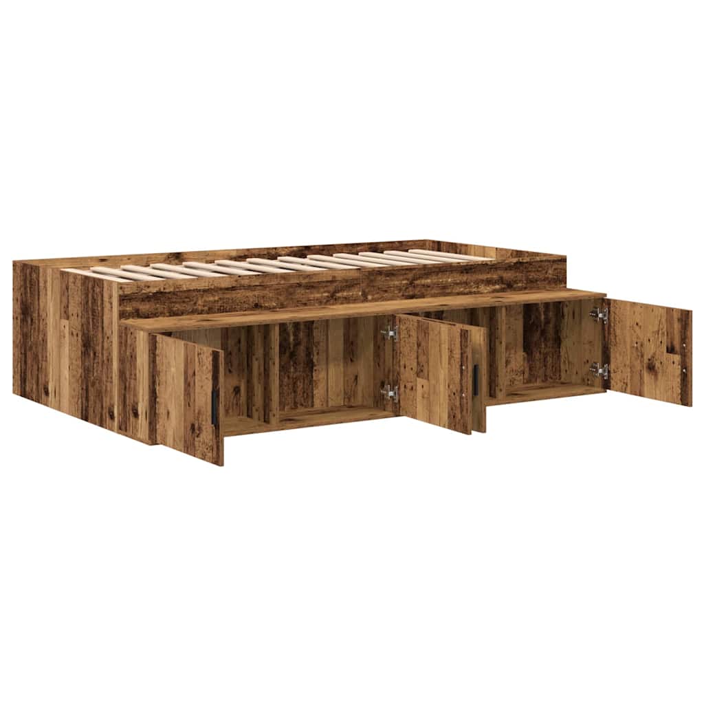 Krevetna konstrukcija Staro drvo 90 x 200 cm Konstruirano drvo