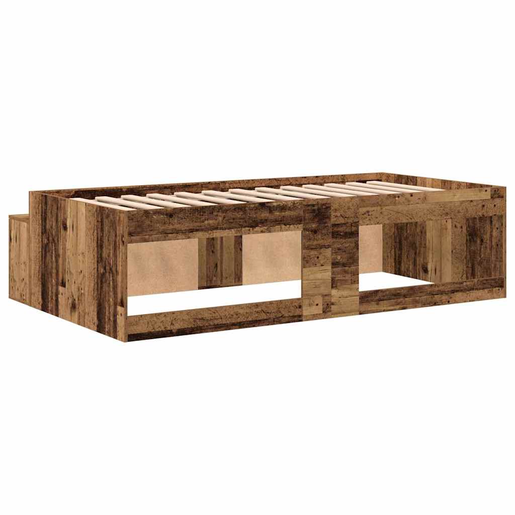 Krevetna konstrukcija Staro drvo 90 x 200 cm Konstruirano drvo