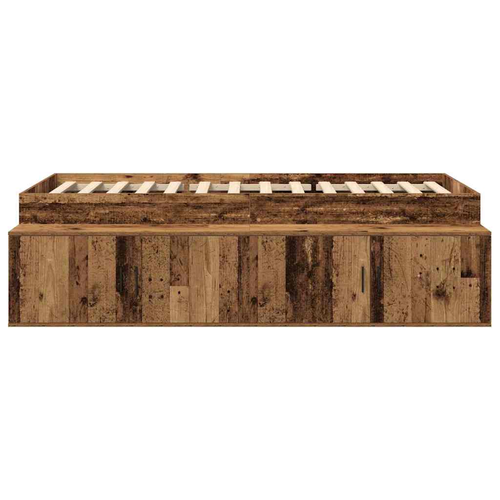 Krevetna konstrukcija Staro drvo 90 x 200 cm Konstruirano drvo