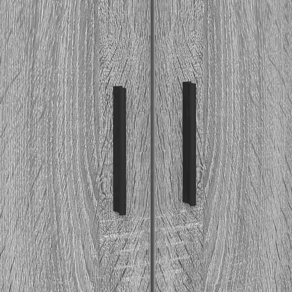 Krevetna konstrukcija Siva Sonoma 80 x 200 cm Konstruirano drvo