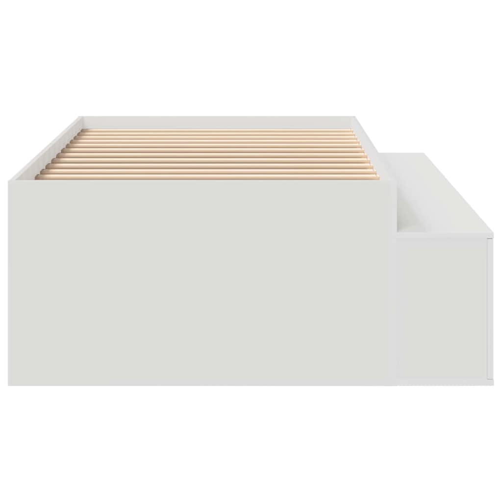 Krevetna konstrukcija Bijelo 70 x 190 cm Konstruirano drvo