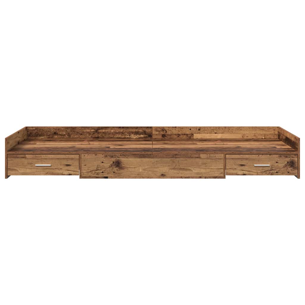 Krevetna konstrukcija Staro drvo 80 x 200 cm Konstruirano drvo