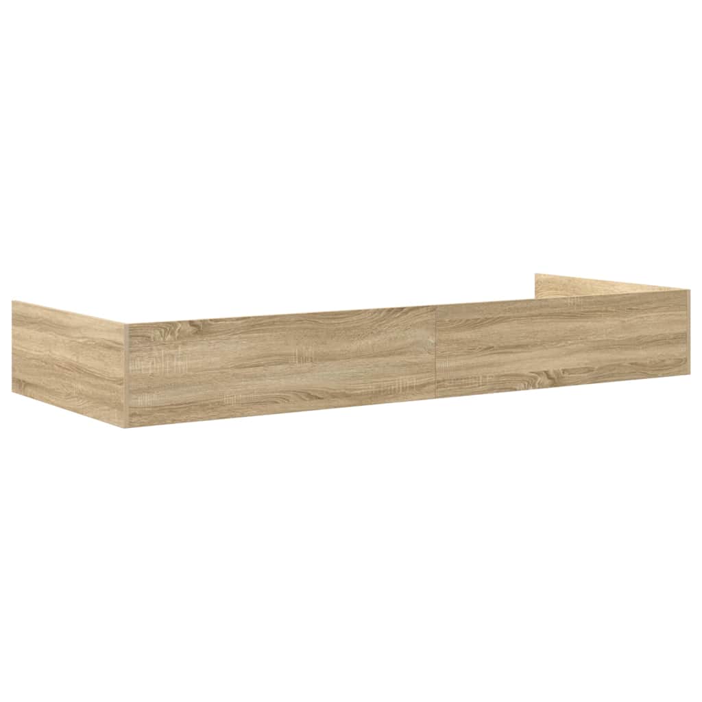 Krevetna konstrukcija s uzglavljem Sonoma hrast 75 x 190 cm
