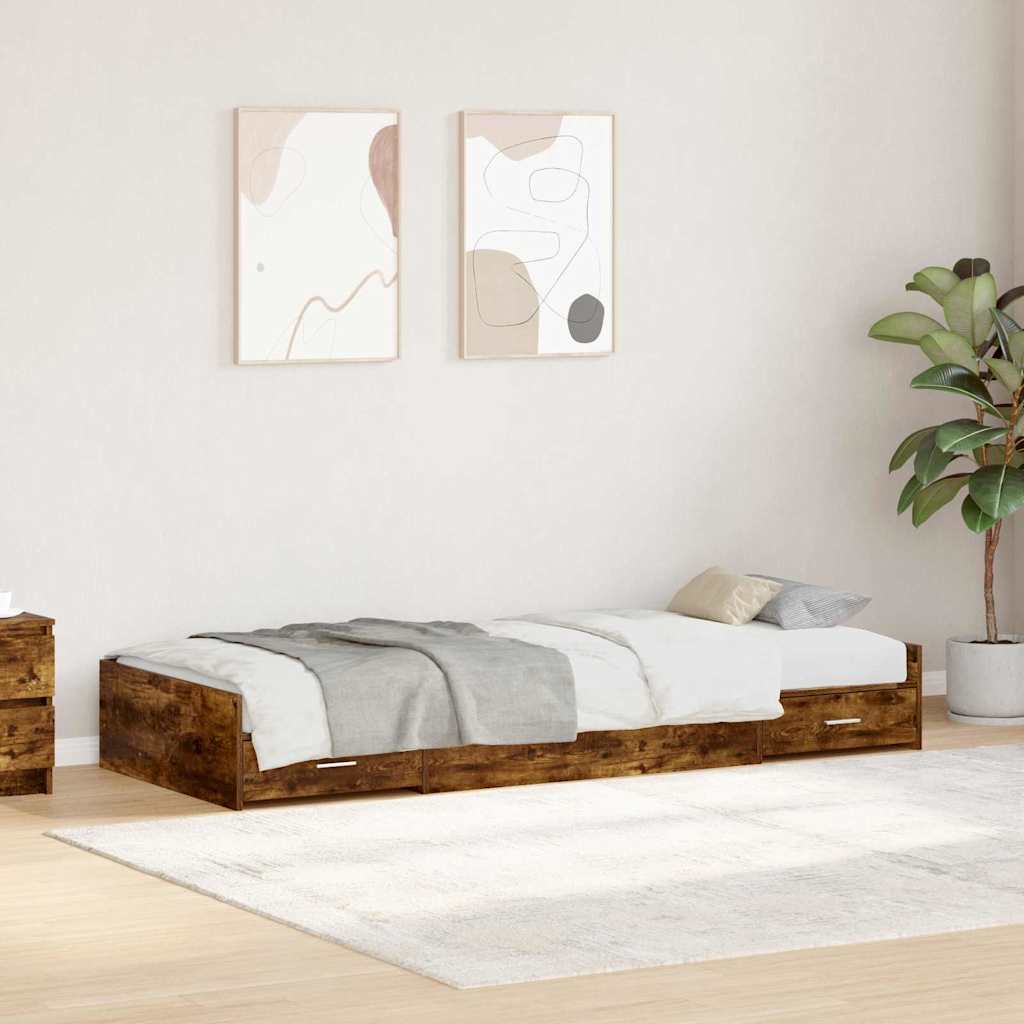 Krevetna konstrukcija Staro drvo 75 x 190 cm Konstruirano drvo