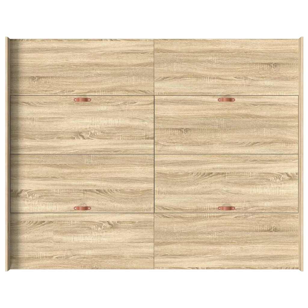 Krevet s ladicama Sonoma hrast 150 x 200 cm Konstruirano drvo