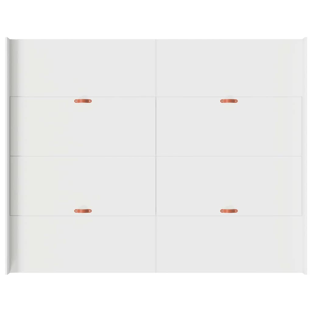 Krevet s ladicama Bijelo 140 x 200 cm Konstruirano drvo