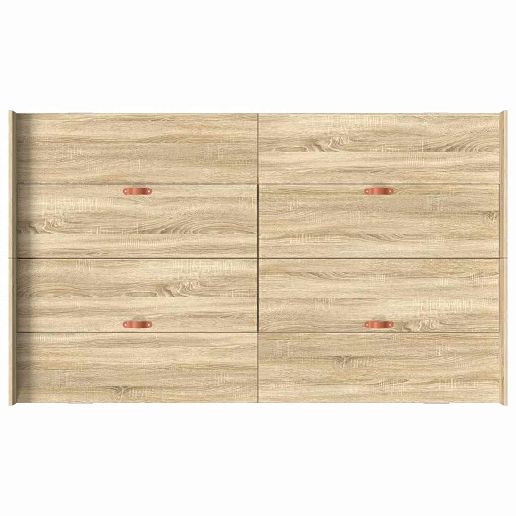 Krevet s ladicama Sonoma hrast 120 x 200 cm Konstruirano drvo