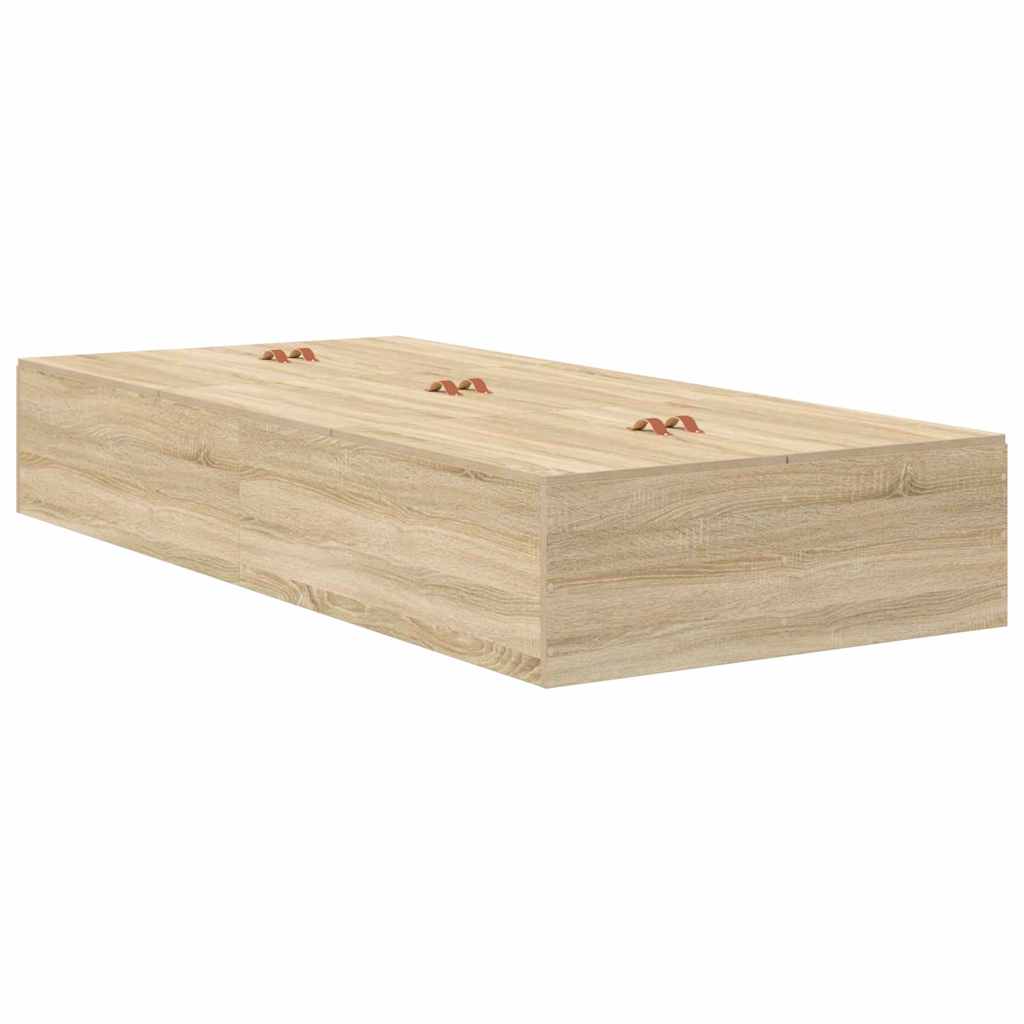 Krevet s ladicama Sonoma hrast 80 x 200 cm Konstruirano drvo