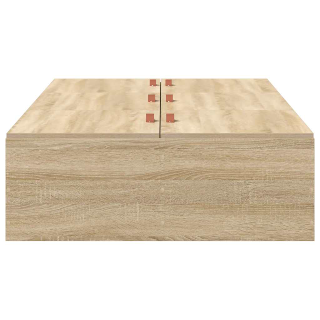 Krevet s ladicama Sonoma hrast 80 x 200 cm Konstruirano drvo