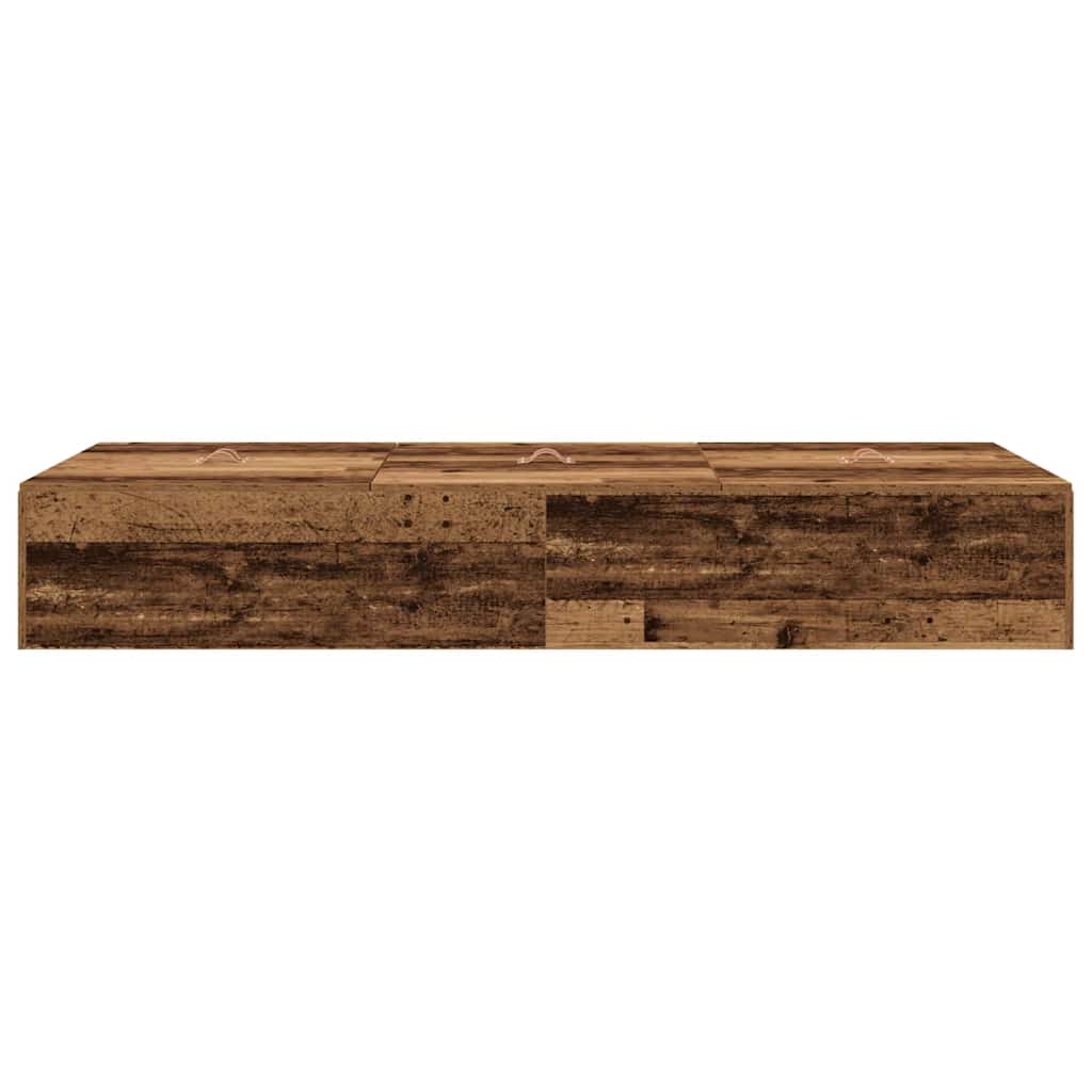Krevet s ladicama Staro drvo 100 x 200 cm Konstruirano drvo