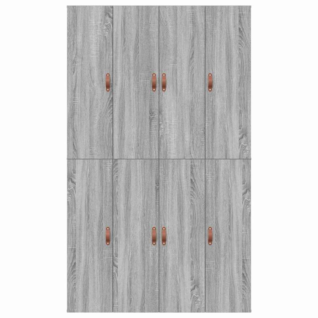 Krevet s ladicama Siva Sonoma 120 x 200 cm Konstruirano drvo
