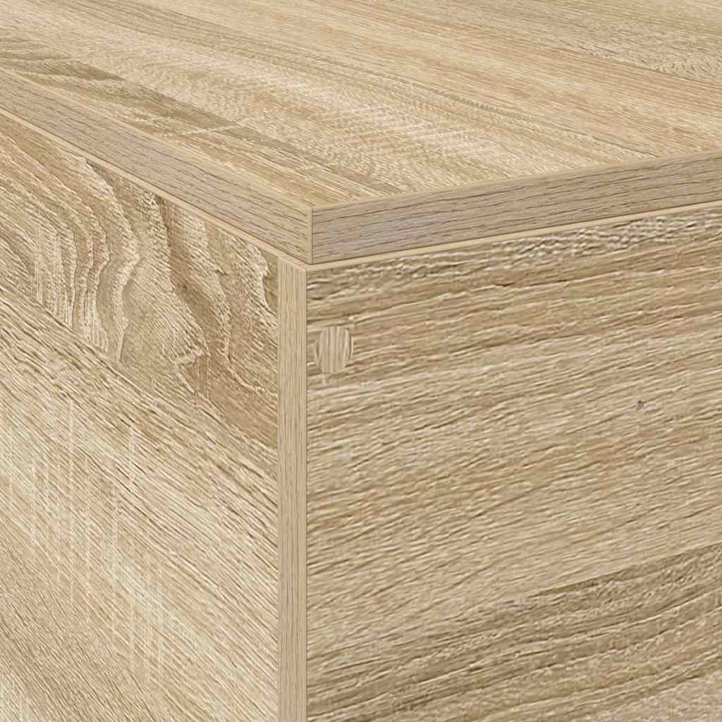 Krevet s ladicama Sonoma hrast 140 x 200 cm Konstruirano drvo