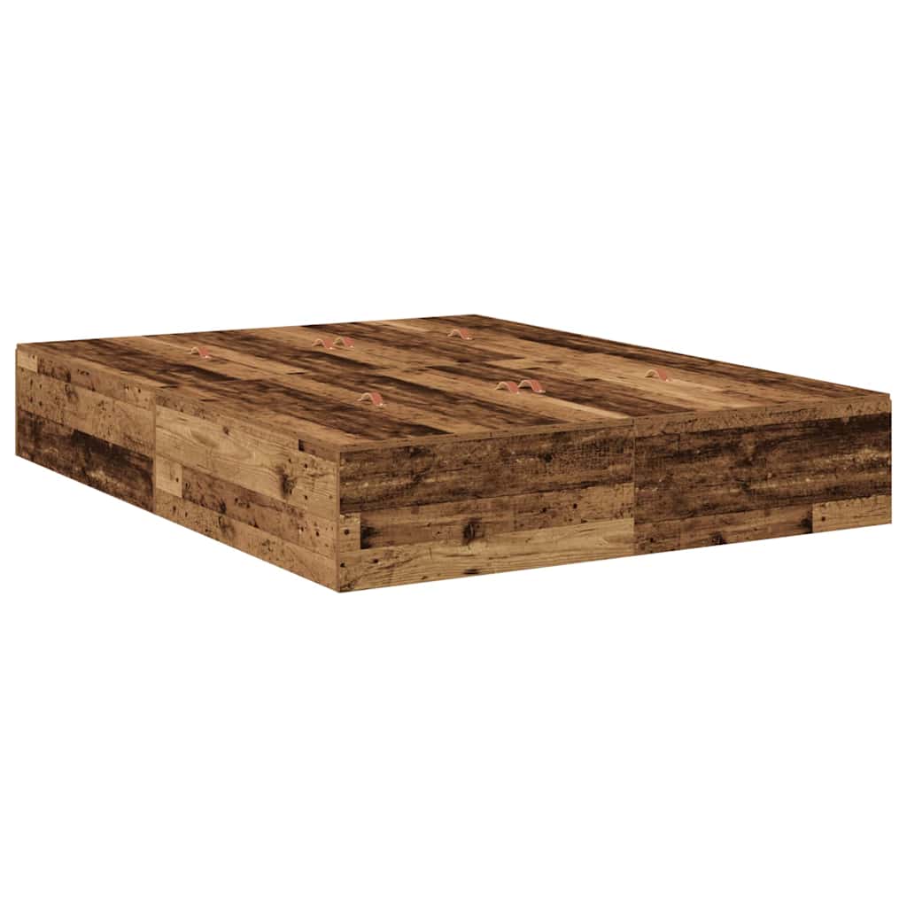 Krevet s ladicama Staro drvo 150 x 200 cm Konstruirano drvo