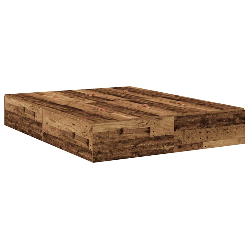 Krevet s ladicama Staro drvo 150 x 200 cm Konstruirano drvo