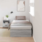 Krevet s ladicama Siva Sonoma 70 x 190 cm Konstruirano drvo
