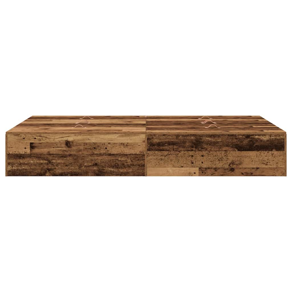 Krevet s ladicama Staro drvo 120 x 190 cm Konstruirano drvo