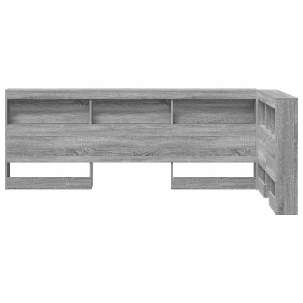 Skladišno uzglavlje Siva Sonoma 80 cm Konstruirano drvo
