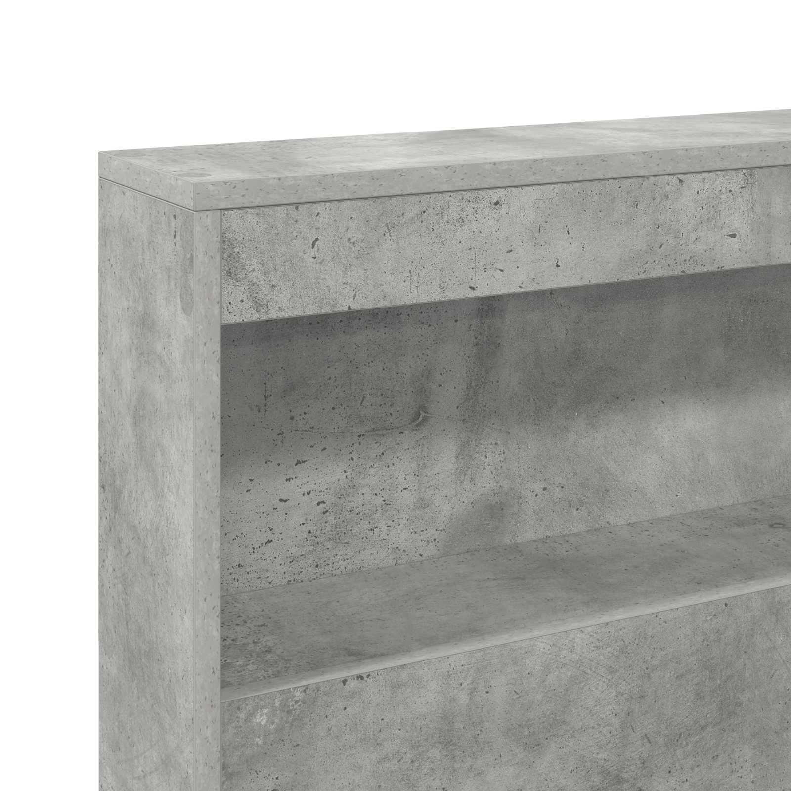 Skladišno uzglavlje Betonski sivi 75 cm Konstruirano drvo
