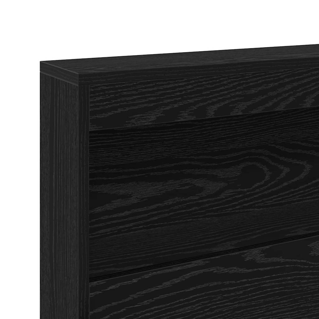 Skladišno uzglavlje Crni hrast 207,5 x 137,5 x 76,5 cm
