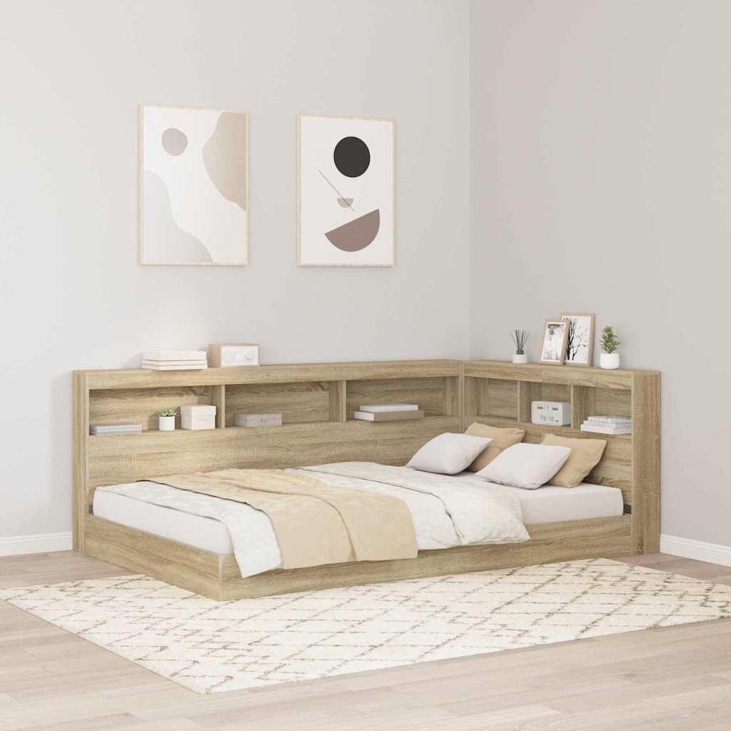 Skladišno uzglavlje Sonoma hrast 207,5 x 137,5 x 76,5 cm