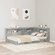 Skladišno uzglavlje Betonski sivi 207,5 x 137,5 x 76,5 cm
