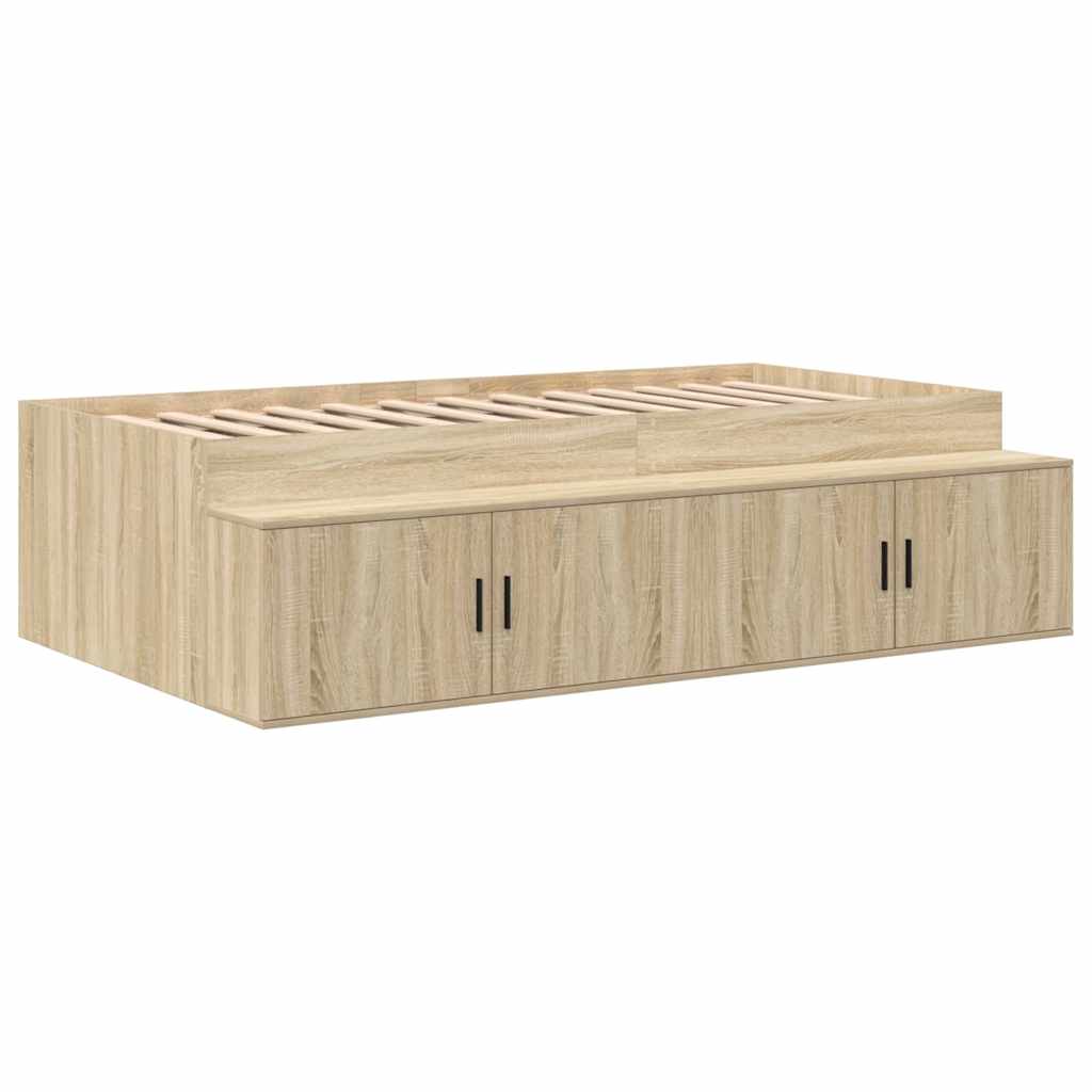 Krevet s ladicama Sonoma hrast 75 cm Konstruirano drvo