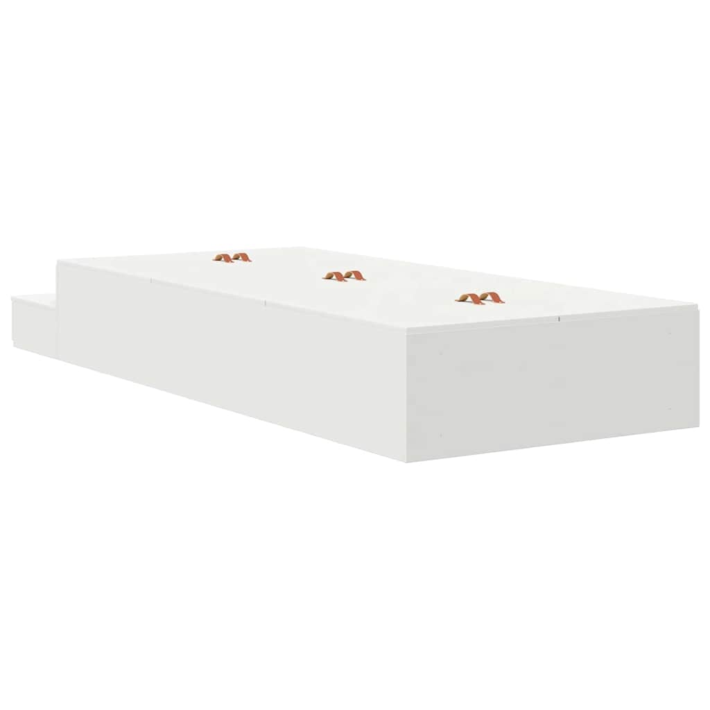 Krevet s ladicama s ladicama Bijelo 90 cm Konstruirano drvo