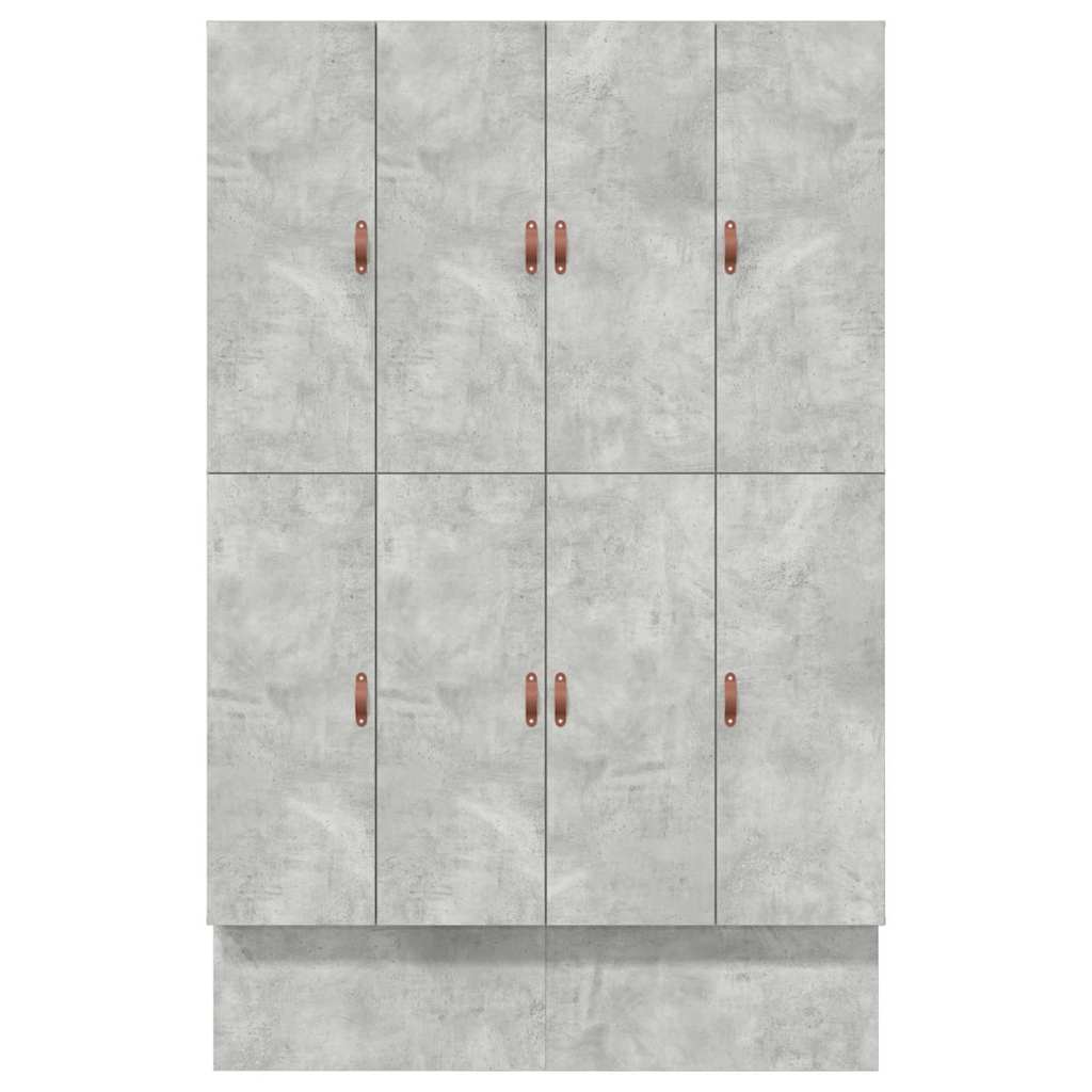 Krevet s ladicama Betonski sivi 150 cm Konstruirano drvo