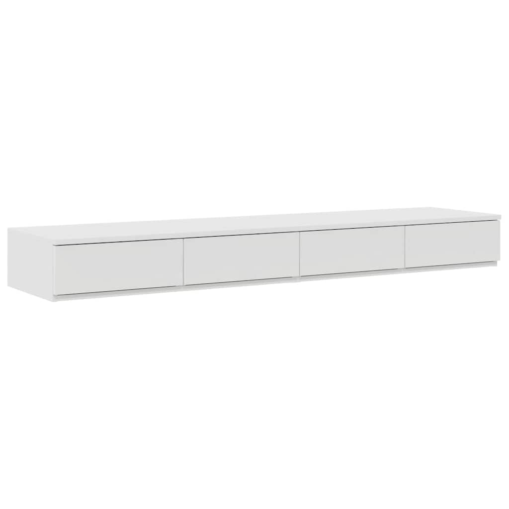 Krevet s ladicama s ladicama Bijelo 140 cm Konstruirano drvo