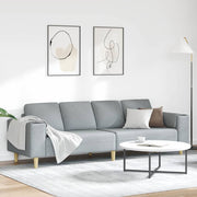 Kauč za dnevni boravak Svijetlo siva 250 x 77 x 76 cm Poliester