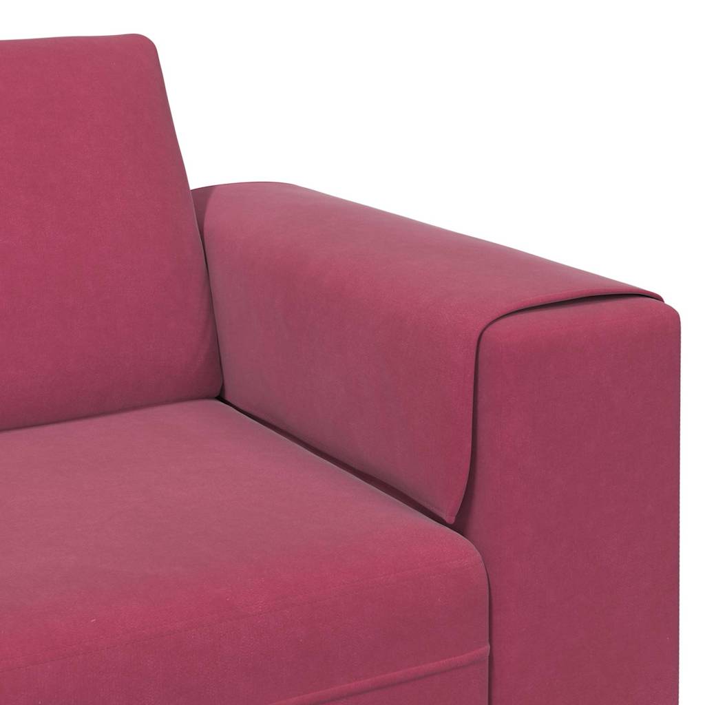 Kauč za dnevni boravak Vinska crvena 250 x 77 x 76 cm
