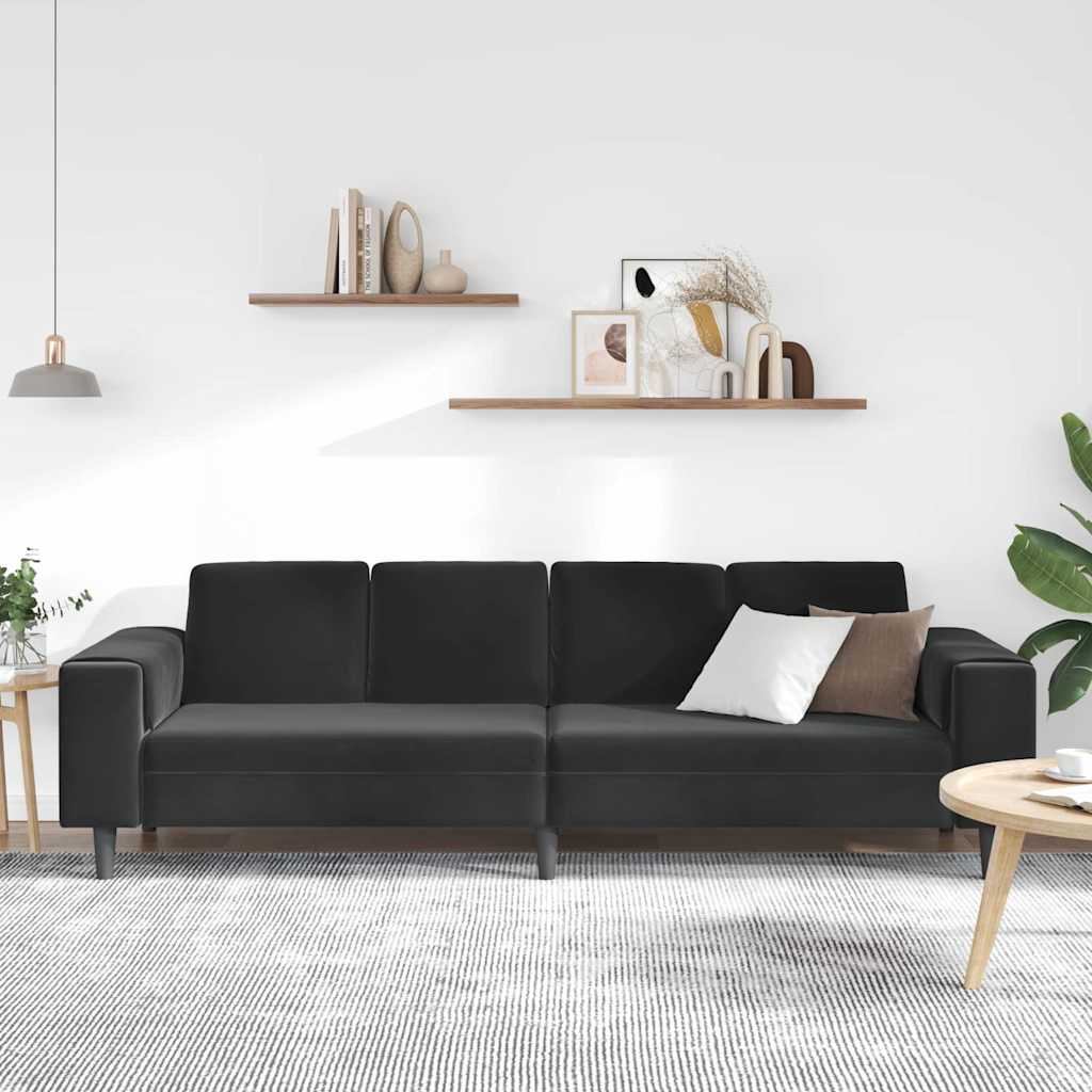 Kauč za dnevni boravak Crna 250 x 77 x 76 cm